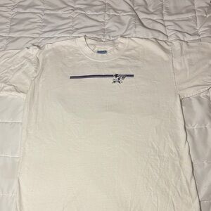 K-State White Tee with Willie Wildcat and EMAW Graphic